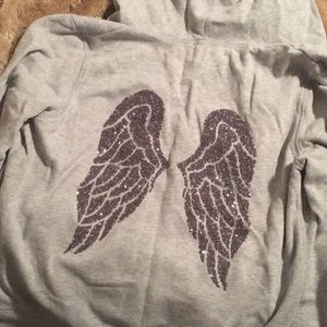 Victoria’s Secret Hoodie w/ Sequin Angel Wings